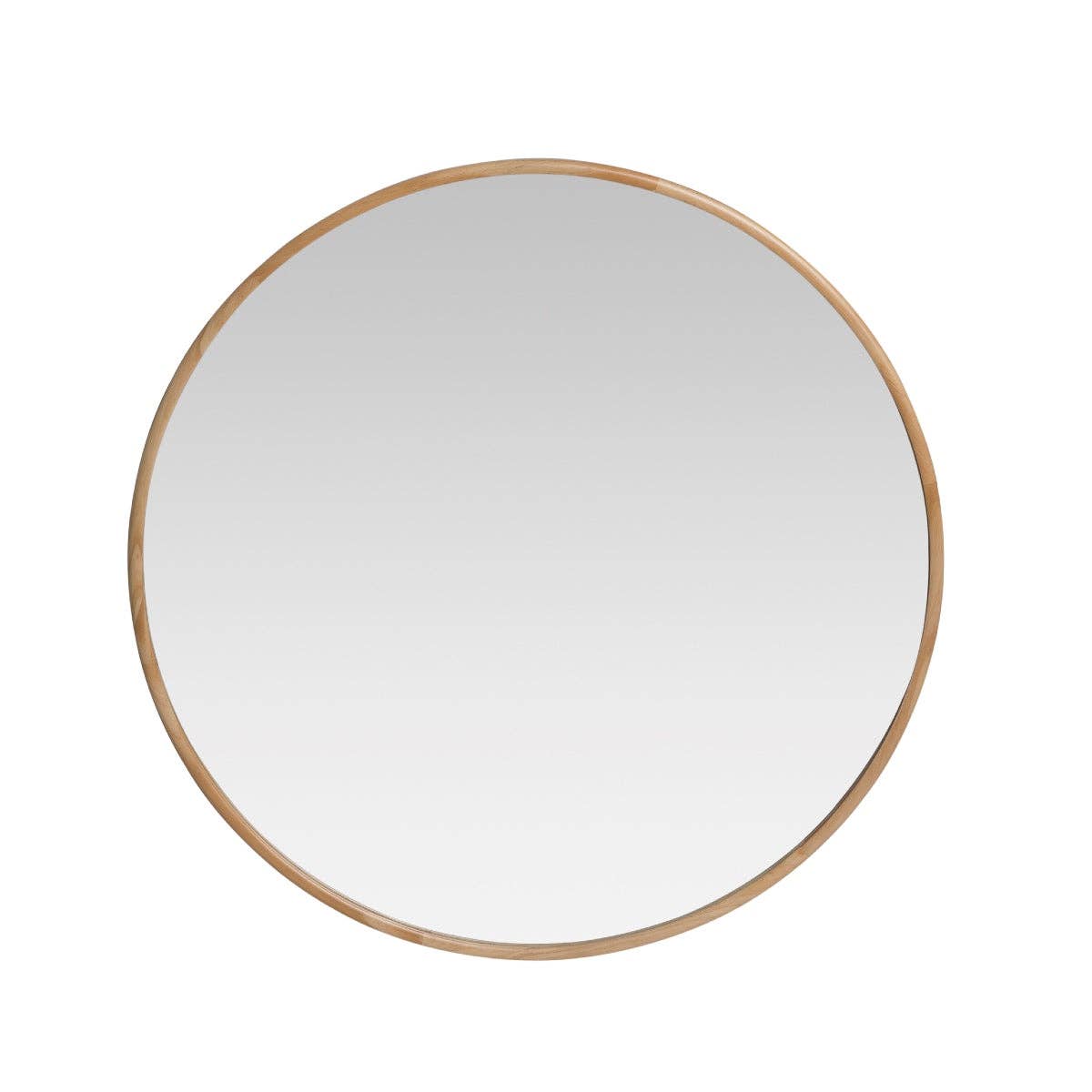 Andrea House - Wholesale Wall Mirror - Round pine wood wall mirror0