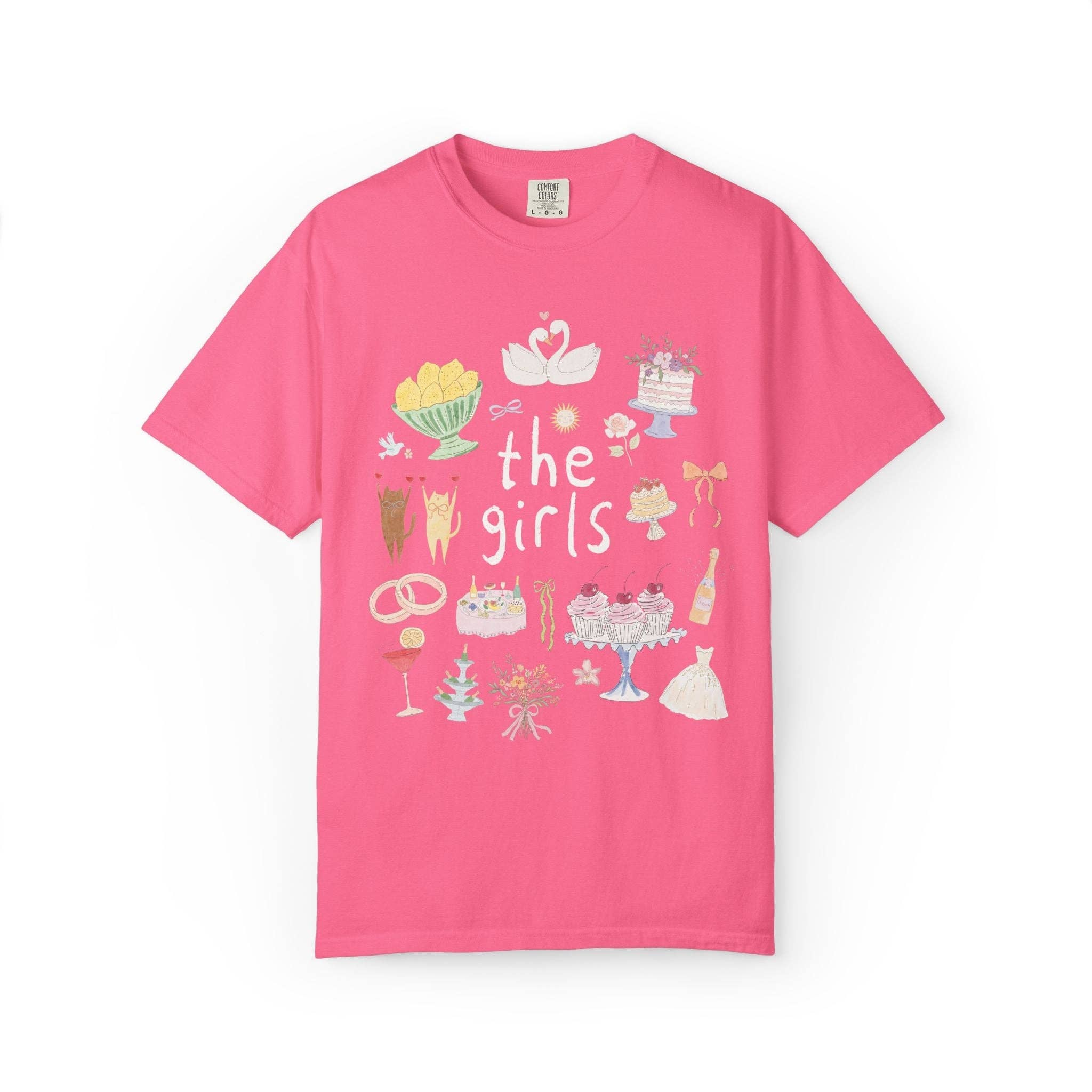 Opal and June - Wholesale Screen Printed T-Shirt - Women's - The Mrs. and The Girls Matching Bachelorette Tee0