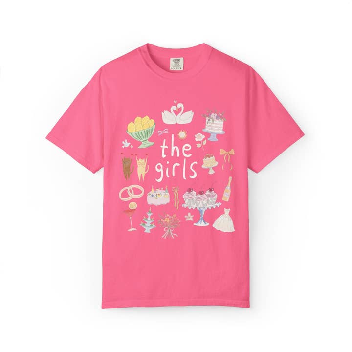 Opal and June - Wholesale Screen Printed T-Shirt - Women's - The Mrs. and The Girls Matching Bachelorette Tee