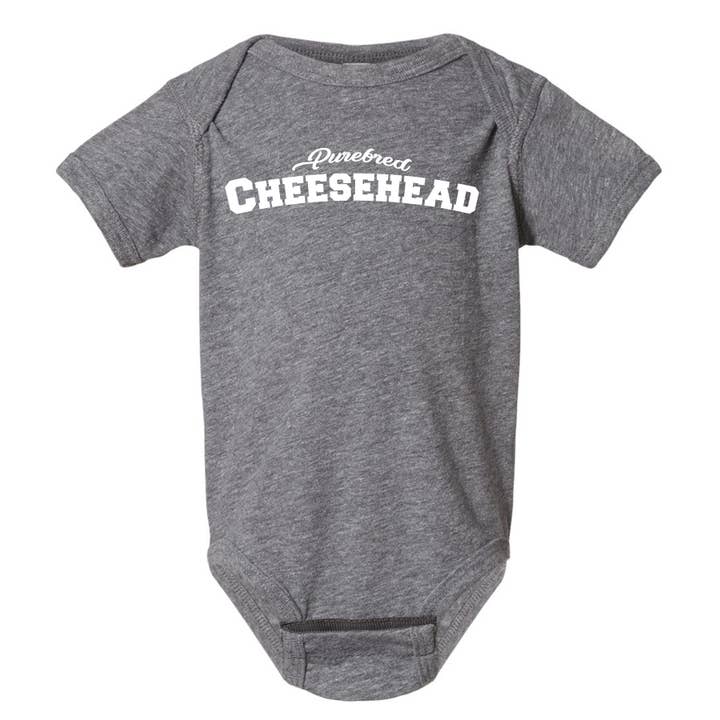 Wi-Wear - Wholesale Bodysuit (Non-Footed) - Baby - Purebred Cheesehead Baby/Toddler Onesie
