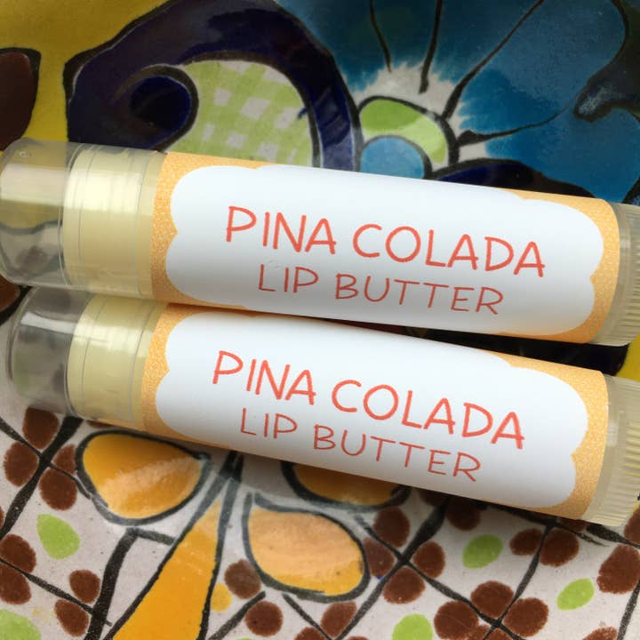 Pina Colada Lip Butter ~ Lip Balm for wholesale by Enough Body