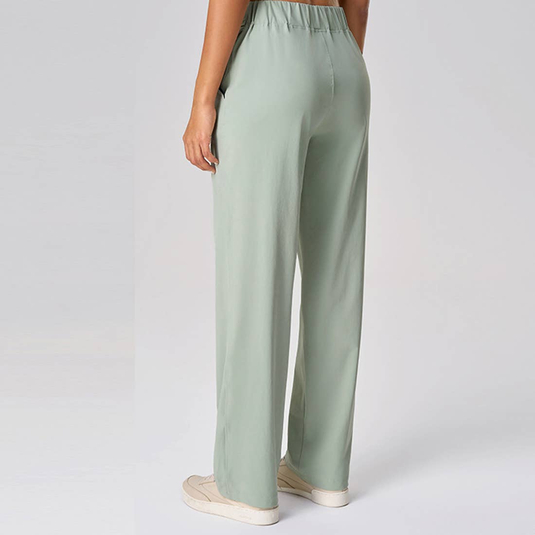 Sodalemon - Vente Pantalon de survêtement/de jogging – femme - Pantalon de yoga droit taille haute en coton pour femmes7