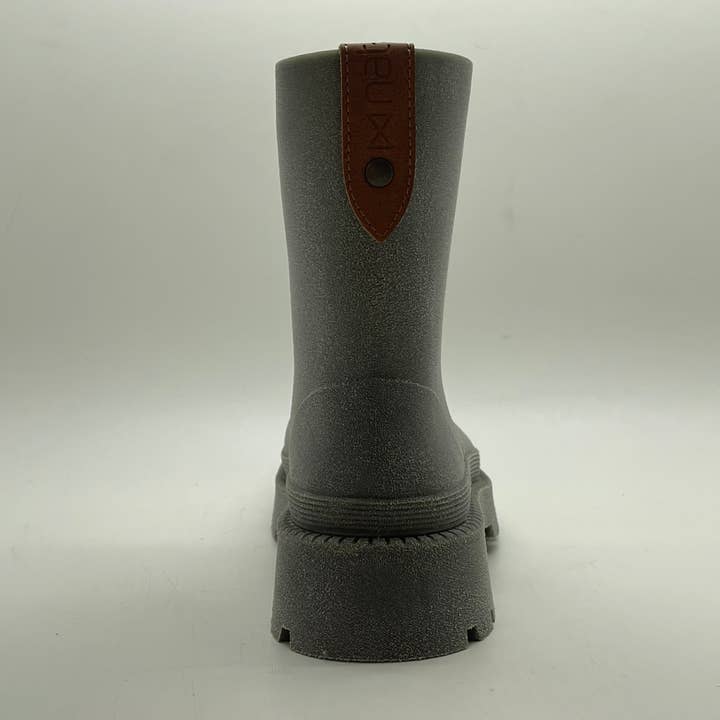 nat-2™ Bio Boot grey green vegan | 100% waterproof biodegradable rainboots for wholesale on Faire9