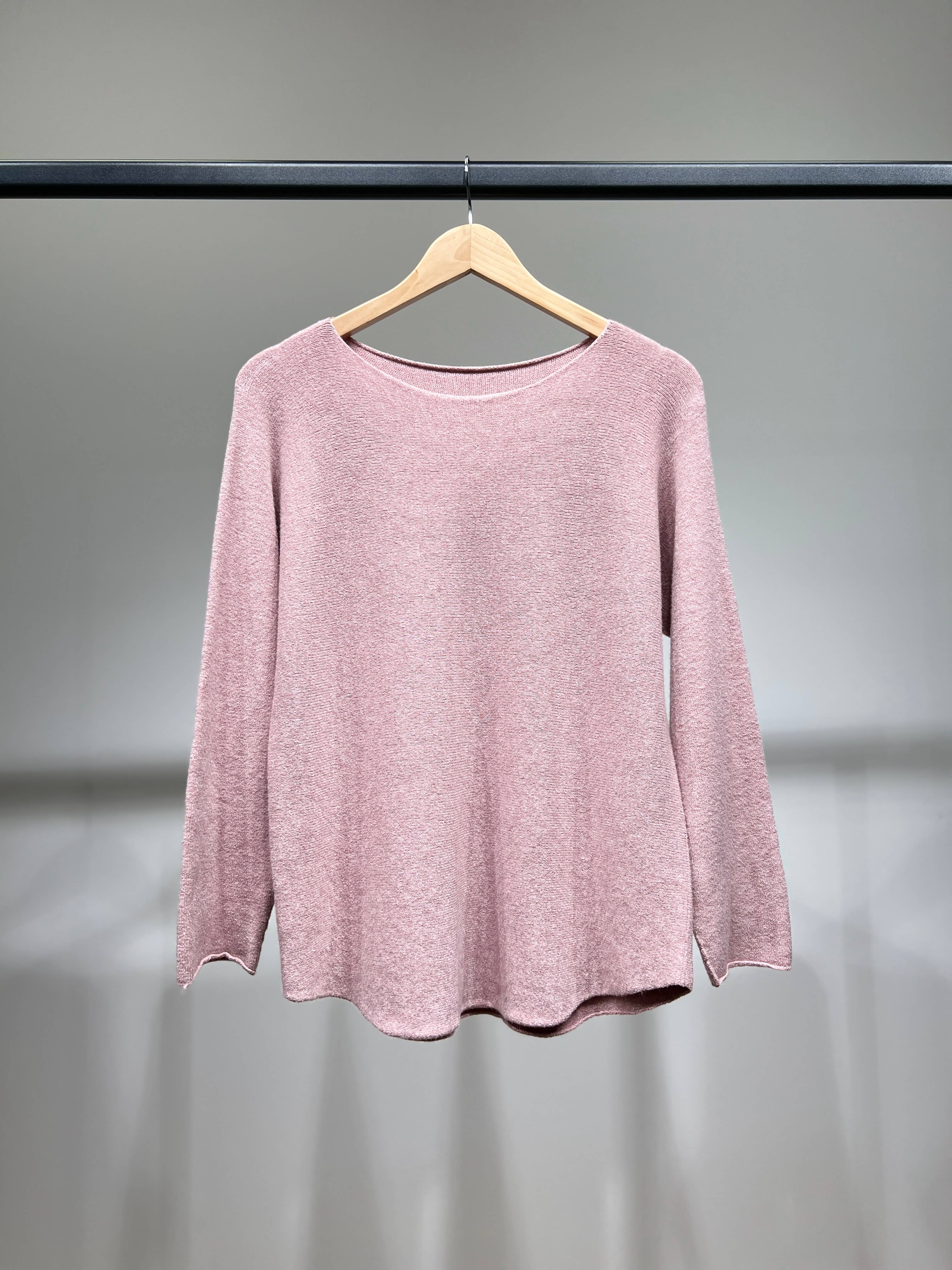 L'Emotion - Vendita all'ingrosso Maglione tricot - Donna - Maglione lavorato a maglia a maniche lunghe con scollo tondo in viscosa     16