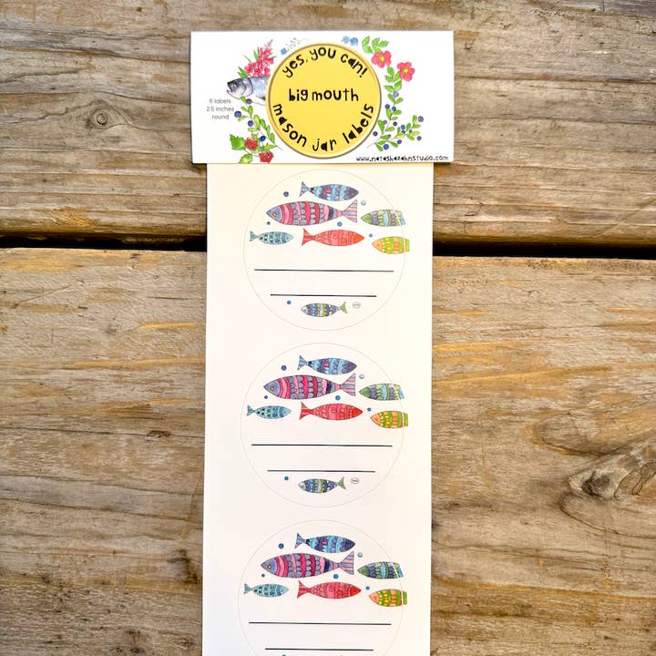 Natasha Zahn Studio - Wholesale Gift Tag Label - Mason Jar Labels1