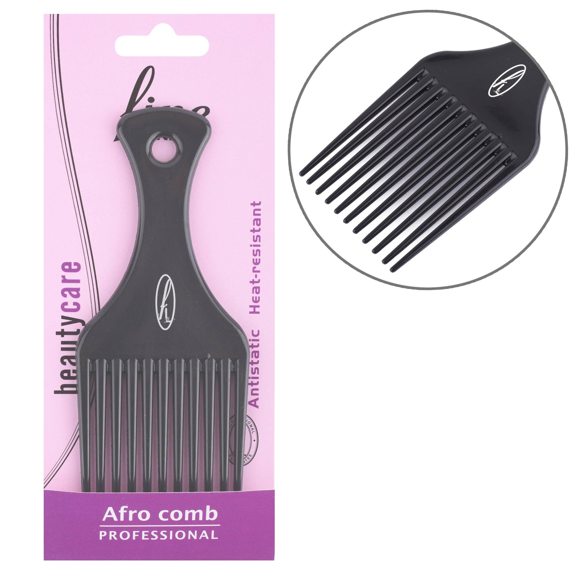 Fine Lines (UK) Ltd - Vente Peigne/brosse à cheveux - Peigne Afro en plastique 108-001