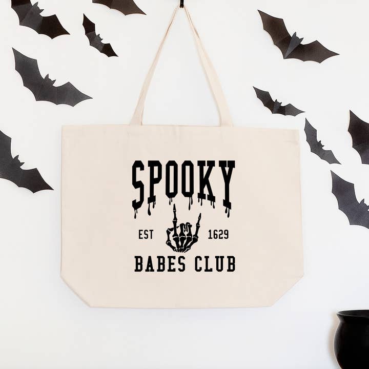 Bolsa de mano Spooky Babes Club para Halloween para venta al por mayor de Love You a Latte Shop
