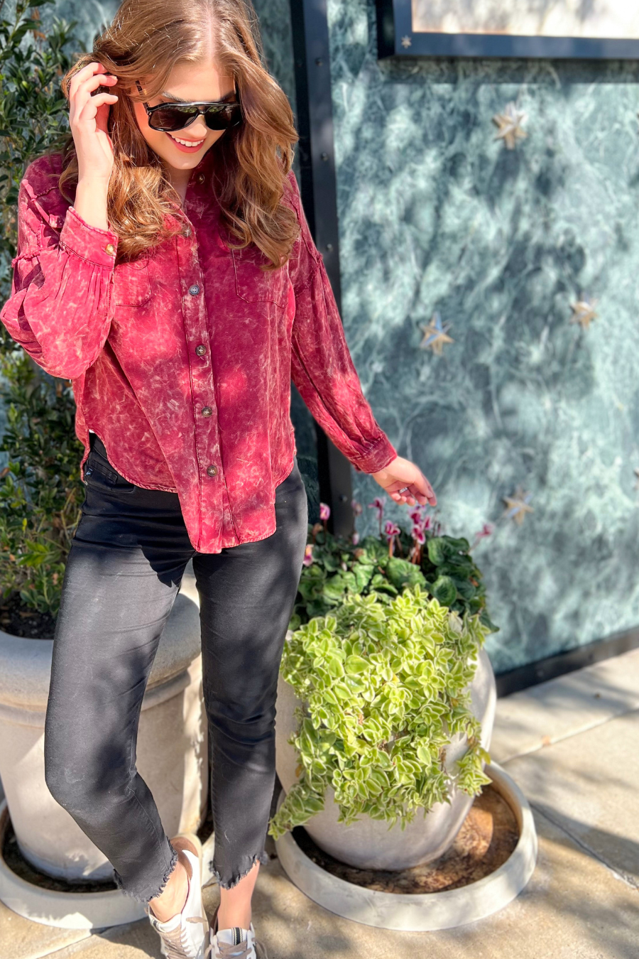 Jess Lea - Wholesale Button Down Shirt - Women's - Dean Button Up Top11