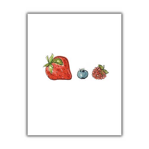Tarjeta de felicitación favorita de You're My Berry para venta al por mayor de Gem Garden Arts