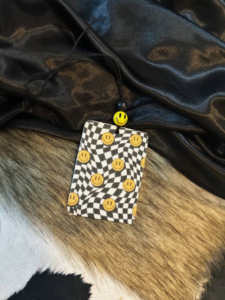 Geruite smiley voor wholesale door Barbed Wire Bassets