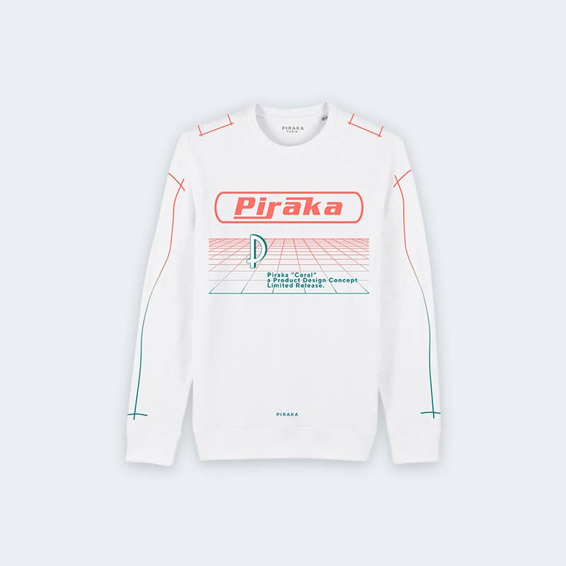 PIRAKA – Camisola gráfica - Unissexo por atacado – Moletom Retrofuture