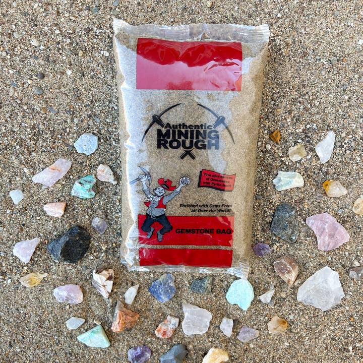 Cold River Mining - Wholesale Toy Set - Kids - Red Small Gemstone Bag - 20-Pack1