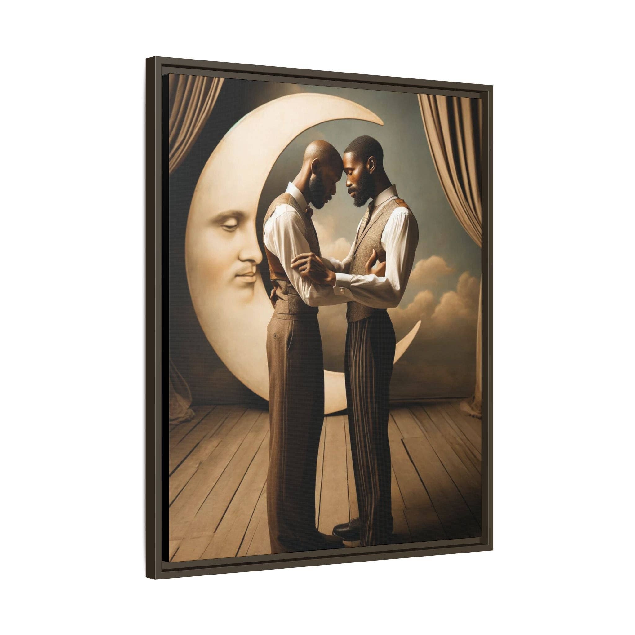 Walt & Pete - Wholesale Art Print - Missing Art Studies - Man In The Moon 00233