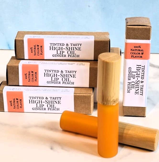 Du Jardin Beauty – wholesale Lip-gloss – Ginger Peach Tinted & Tasty High-Shine Lip2