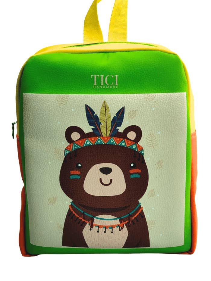 Children's Backpack | Nursery Backpack with Teddy Bear for wholesale by TICI Handmade