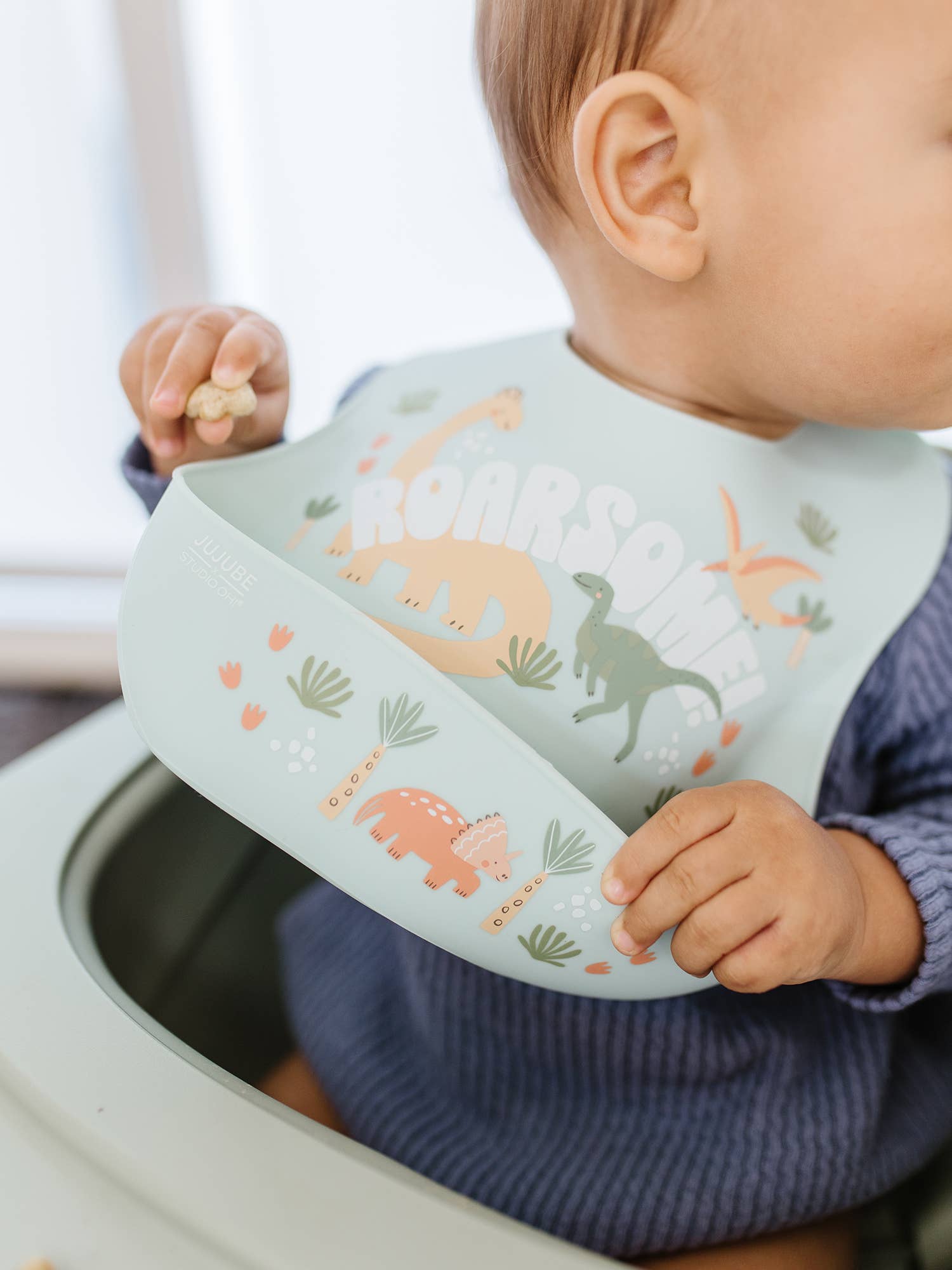 JuJuBe - Wholesale Bib - Baby - Silicone Bib Roarsome4