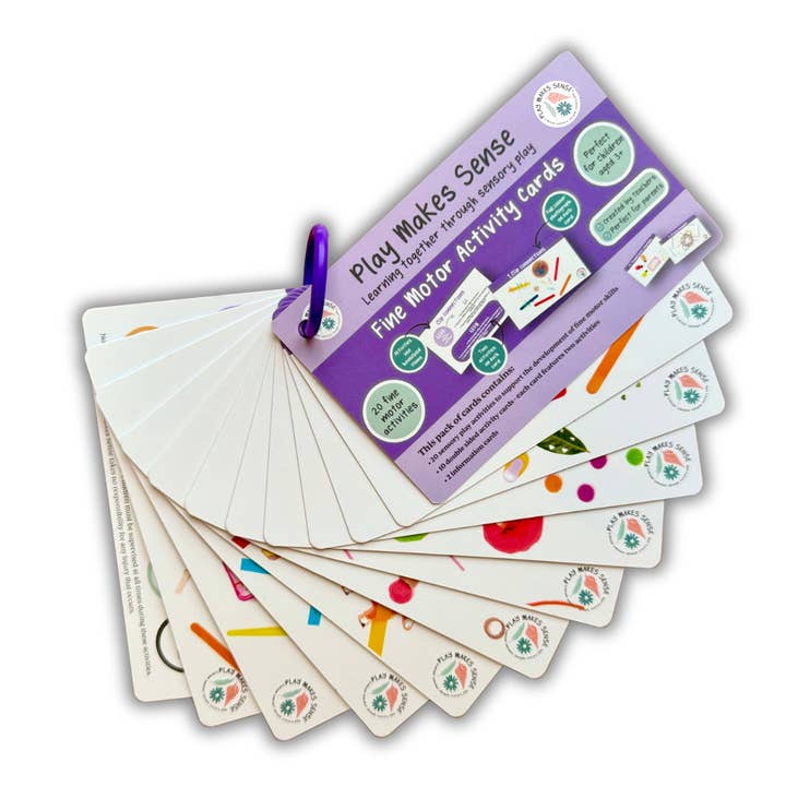Fine Motor Activity Cards for wholesale by Play Makes Sense