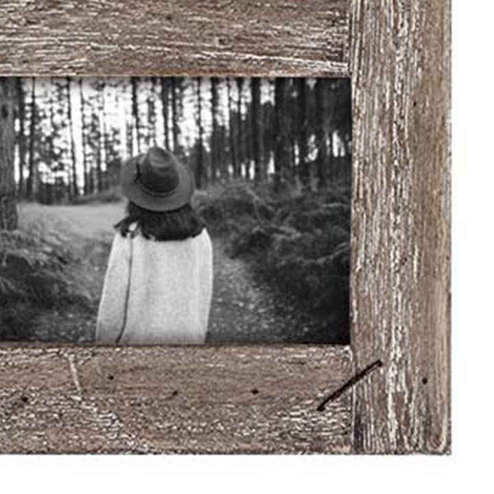 Foreside Home & Garden - Wholesale Picture Frame - Distressed Picture Frame Nail Accents Holds 5 4x6 Photos