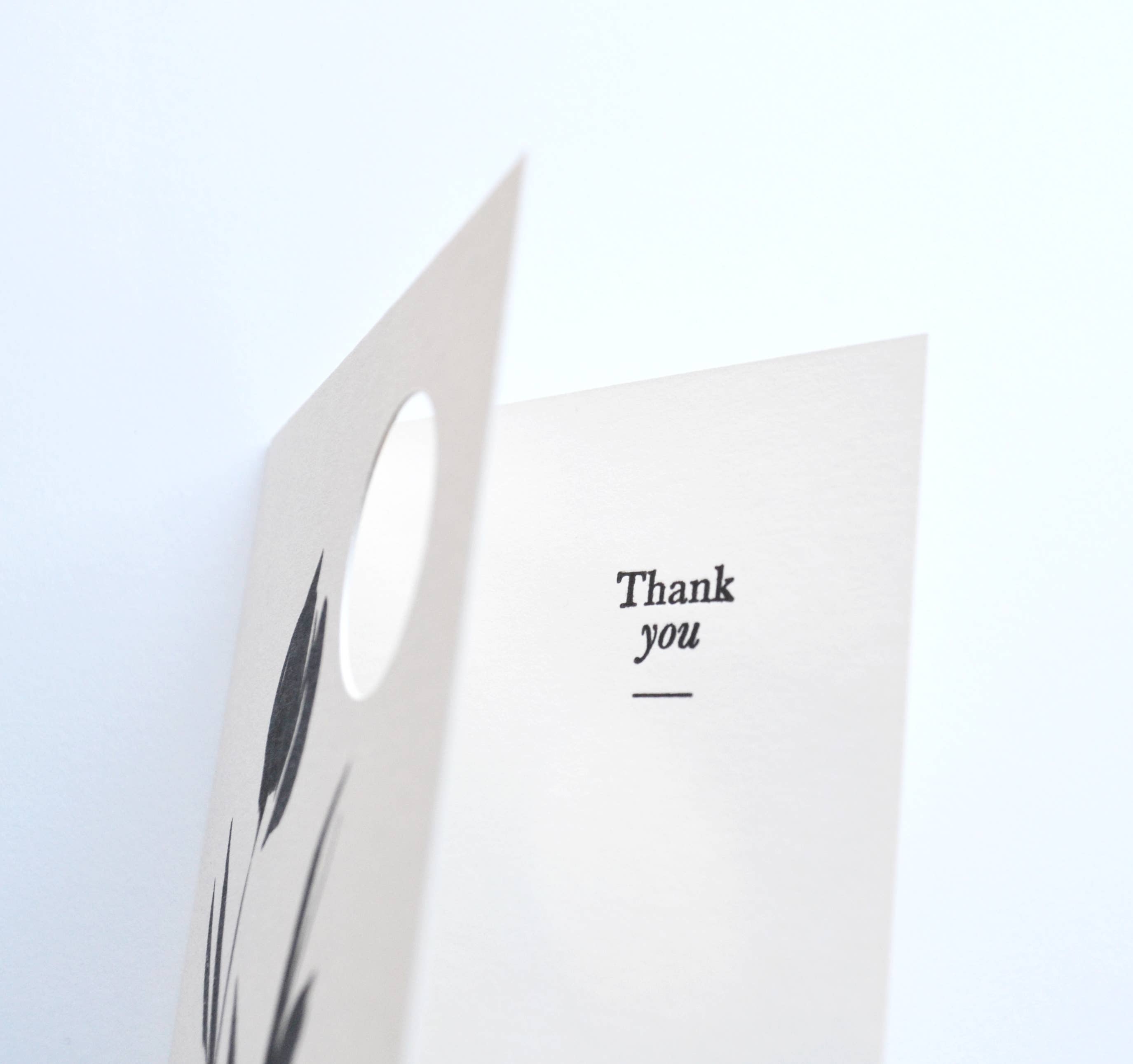 Alex & Olive - Wholesale Thank You Card - Floral Thank You Card Handcrafted - Letterpress Printed 2