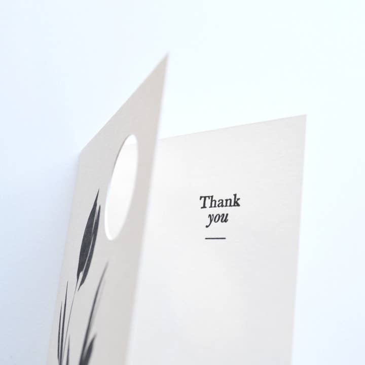 Alex & Olive - Wholesale Thank You Card - Floral Thank You Card Handcrafted - Letterpress Printed 2