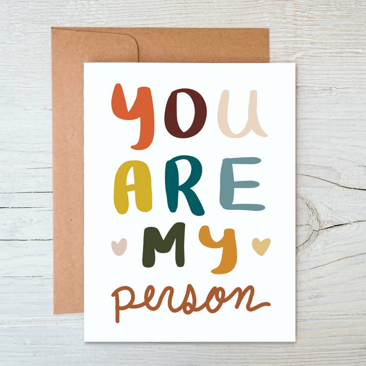 You Are My Person - Cartão de Dia dos Namorados ou Aniversário por atacado de Marigold Press