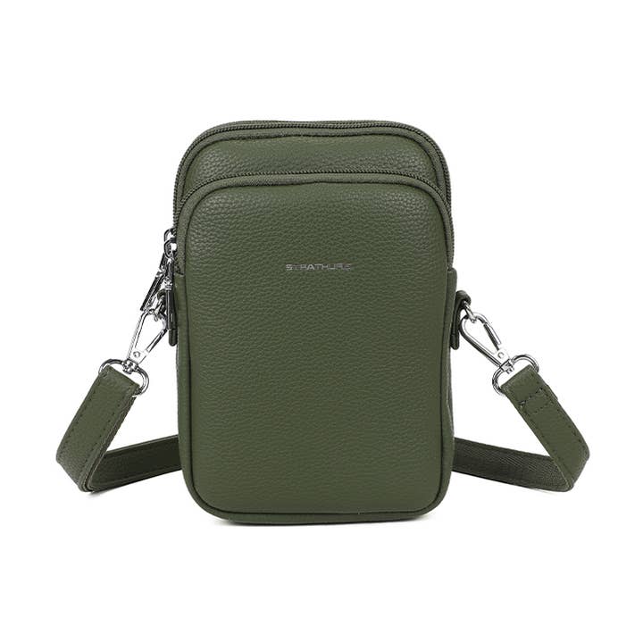 Strathurie Mobilväska i konstläder S66# Olivgrön för wholesale av Strathurie