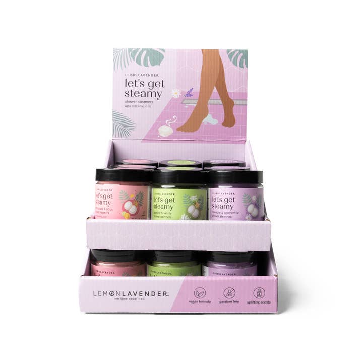 DM Merchandising - Wholesale Shower Steamer/Bomb - Lemon Lavender Shower Bombs 3 pack