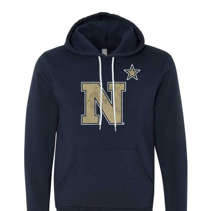 US Naval Academy N* Hooded Sweatshirt for wholesale by Nudge Printing