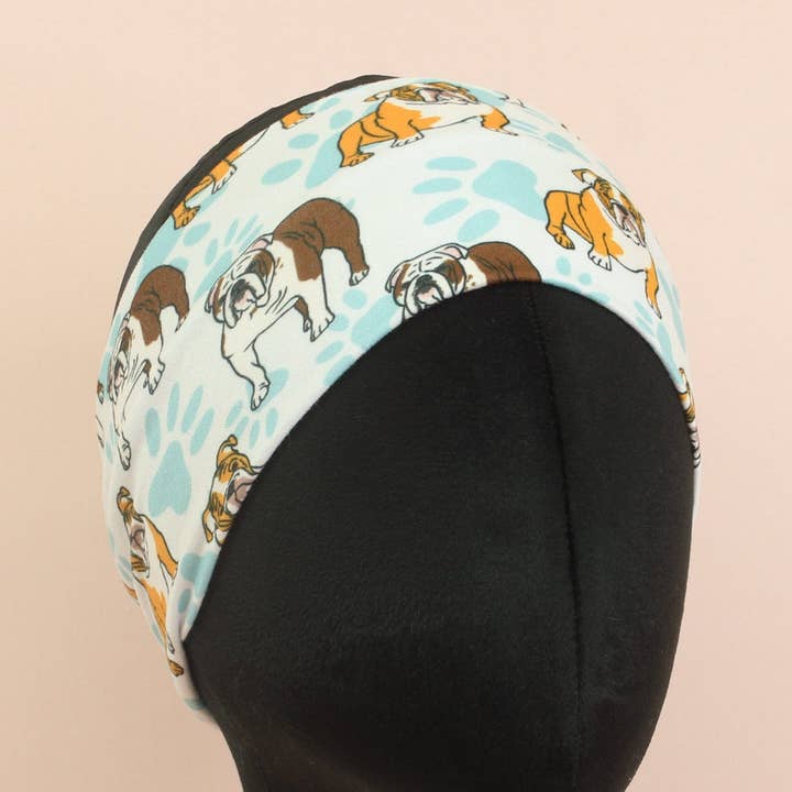 Bulldog Stretch Pannband för wholesale av The Sassy Olive Handmade Headbands
