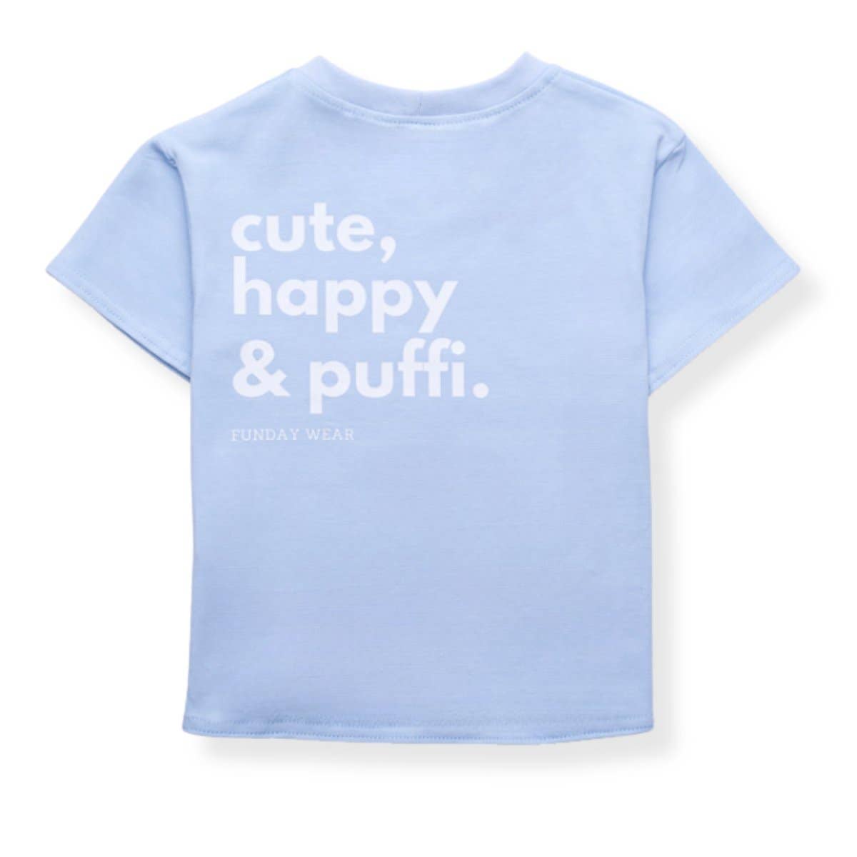 PUFFI – wholesale T-shirt med screentryck – Barn – FUNDAY WEAR Barn T-shirt – Ljusblå1