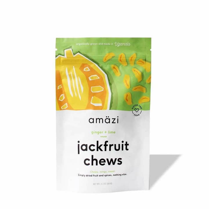 Amazi - Wholesale Dried/Dehydrated Fruit - Ginger Lime Dried Jackfruit