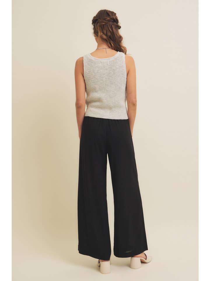 in february - Wholesale Pants - Women's - MINIMALIST MUSE DRAPEY WIDE-LEG LINEN TROUSERS27