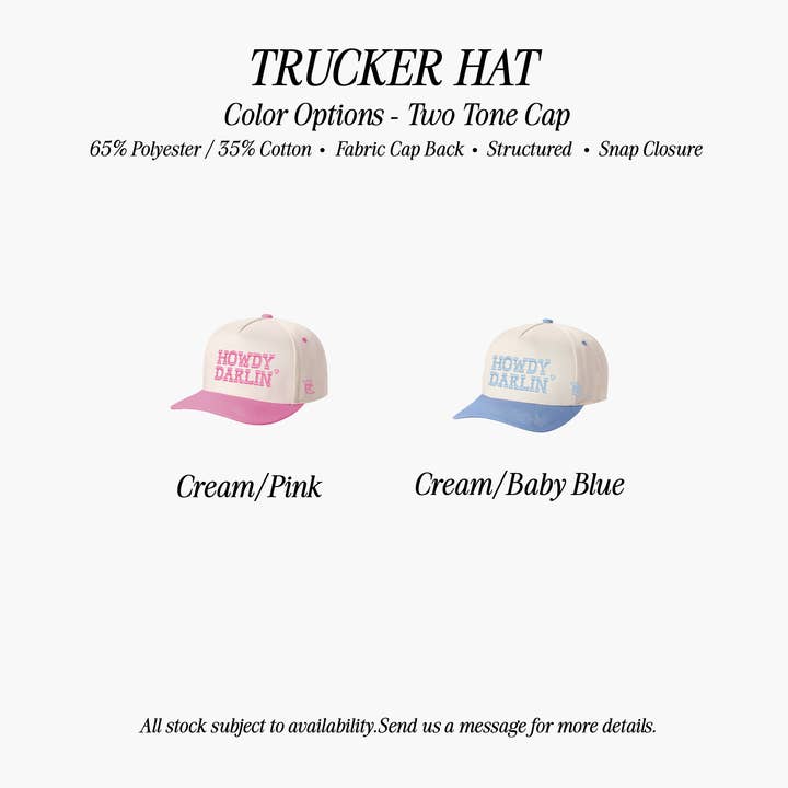 Simple & Stellar - Wholesale Trucker Hat - Women's - Howdy Darlin' Trucker4