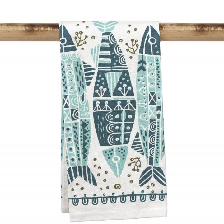 Torchon de cuisine - Coastal Fish pour la vente par THE PARISH LINE