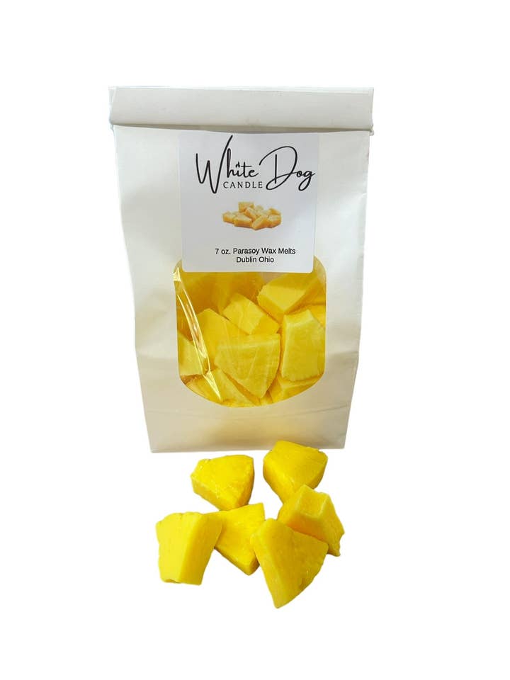 Pineapple Scented Wax Melts for wholesale by White Dog Candle LLC