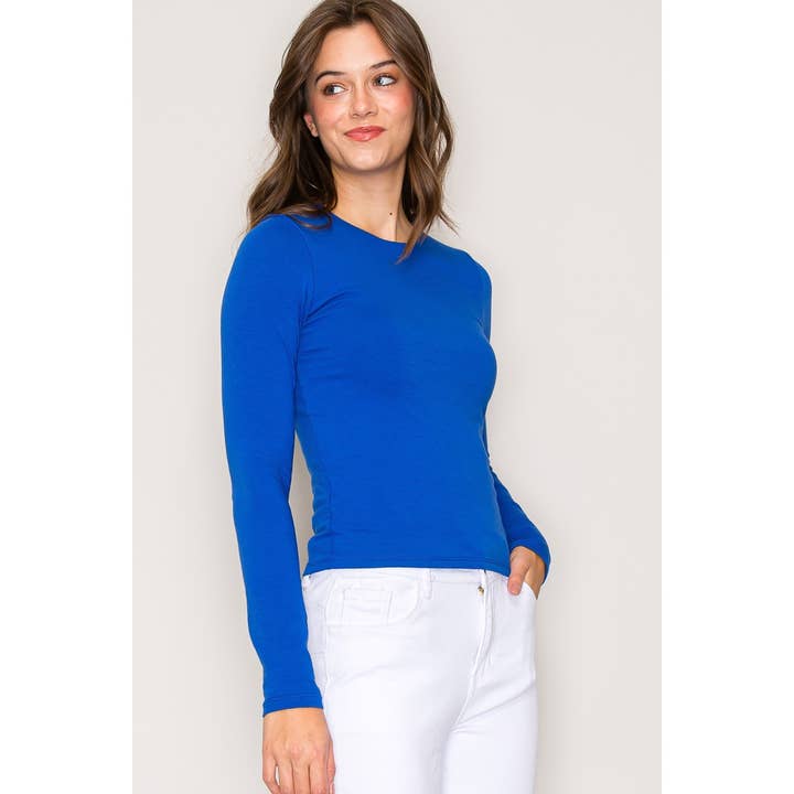 Popular 21 - Wholesale Knit Top - Women's - Double Layer Cotton Long Sleeves Top11