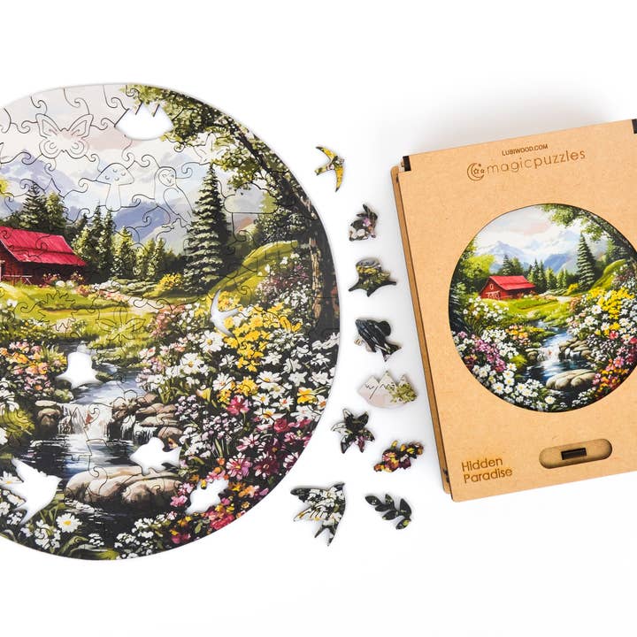 Puzzle Paradiso Nascosto Scatola Premium A4 per la vendita all'ingrosso da parte di Lubiwood
