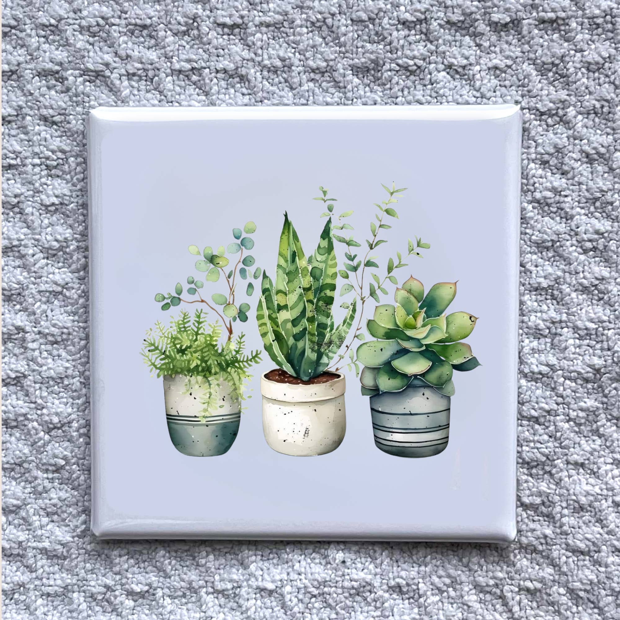 Made With Aloha Magnets,llc - Wholesale Magnet - Succulent Plant 2x2" Magnet-Handmade Fridge Décor