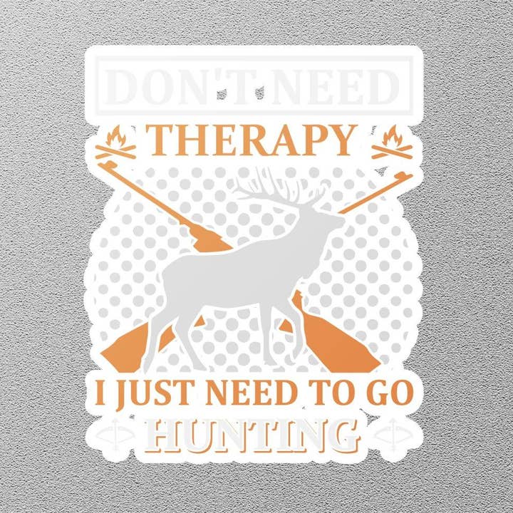 Deer Hunting Sticker for wholesale by GraffMerch.com