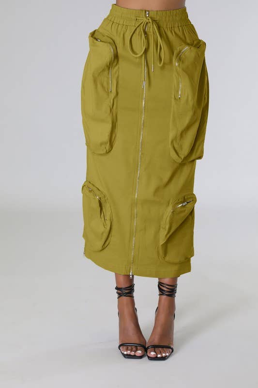 5besties inc - Wholesale Skirt - Women's - Cargo Zip Up Front Skirts8