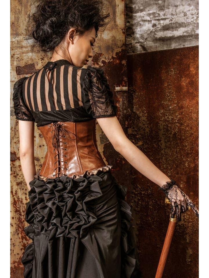 Western Fashion - Wholesale Skirt - Women's - SP100 - Steampunk Long Skirt1