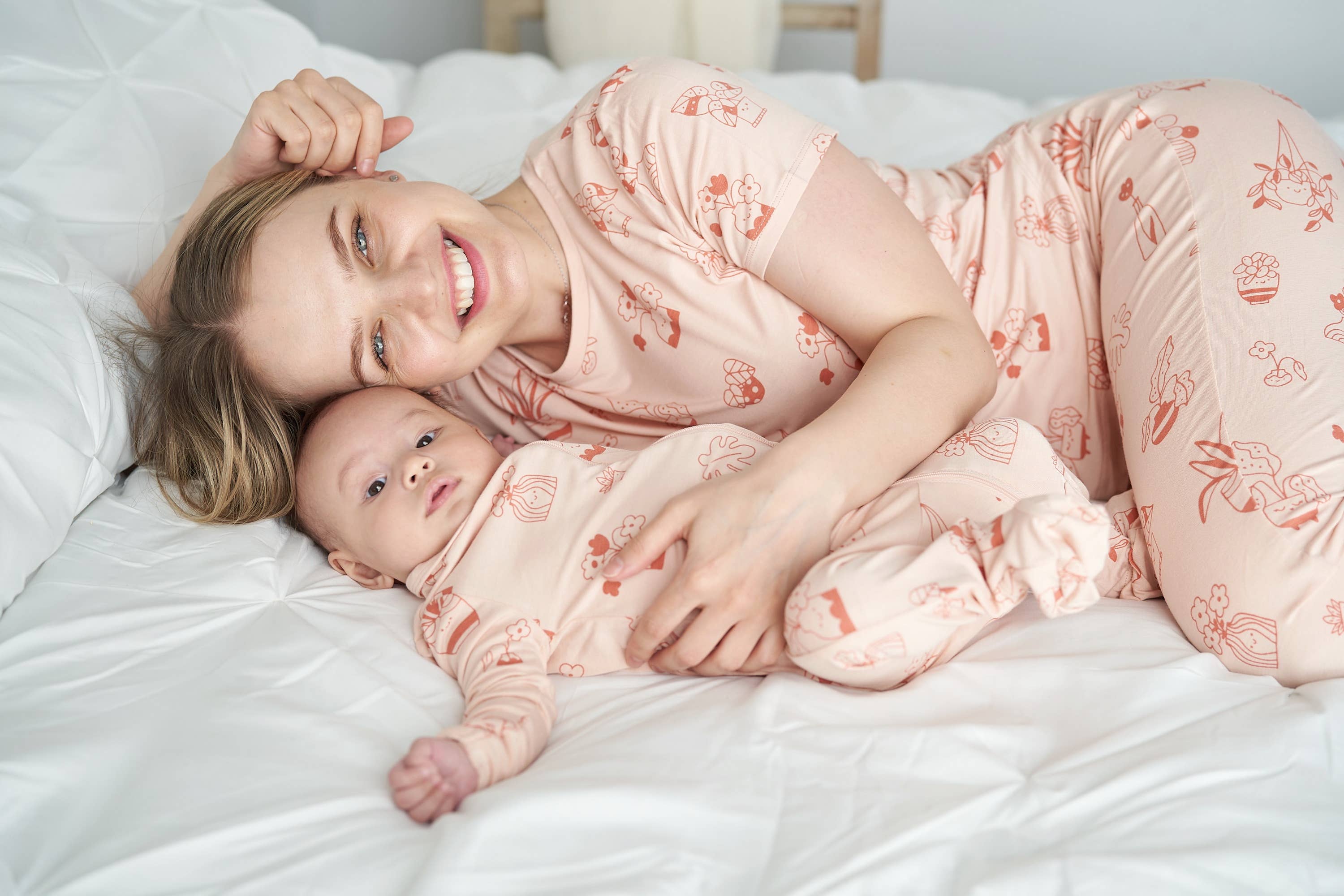 Silkberry Baby – wholesale Sleepwear set – Women's – Women's Bamboo Short Sleeve Pajama Set9