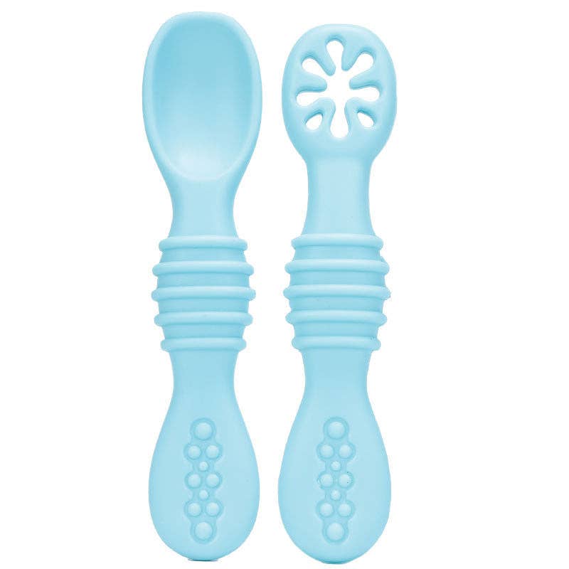 HeyPeacock - Vente Set de couverts – enfant et bébé - Ensemble d'ustensiles en silicone HeyPeacock2