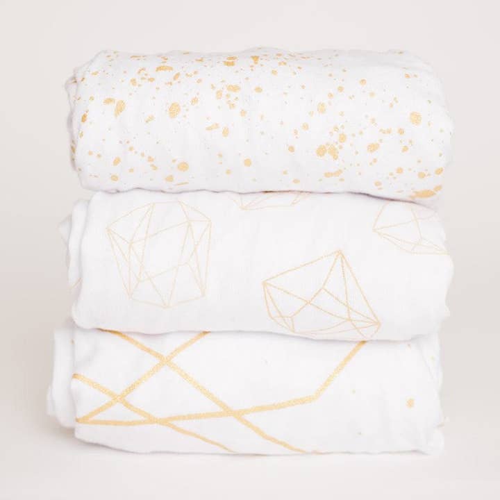 Gold Bassinet Fitted Sheet Set for wholesale by NODNAL Co.