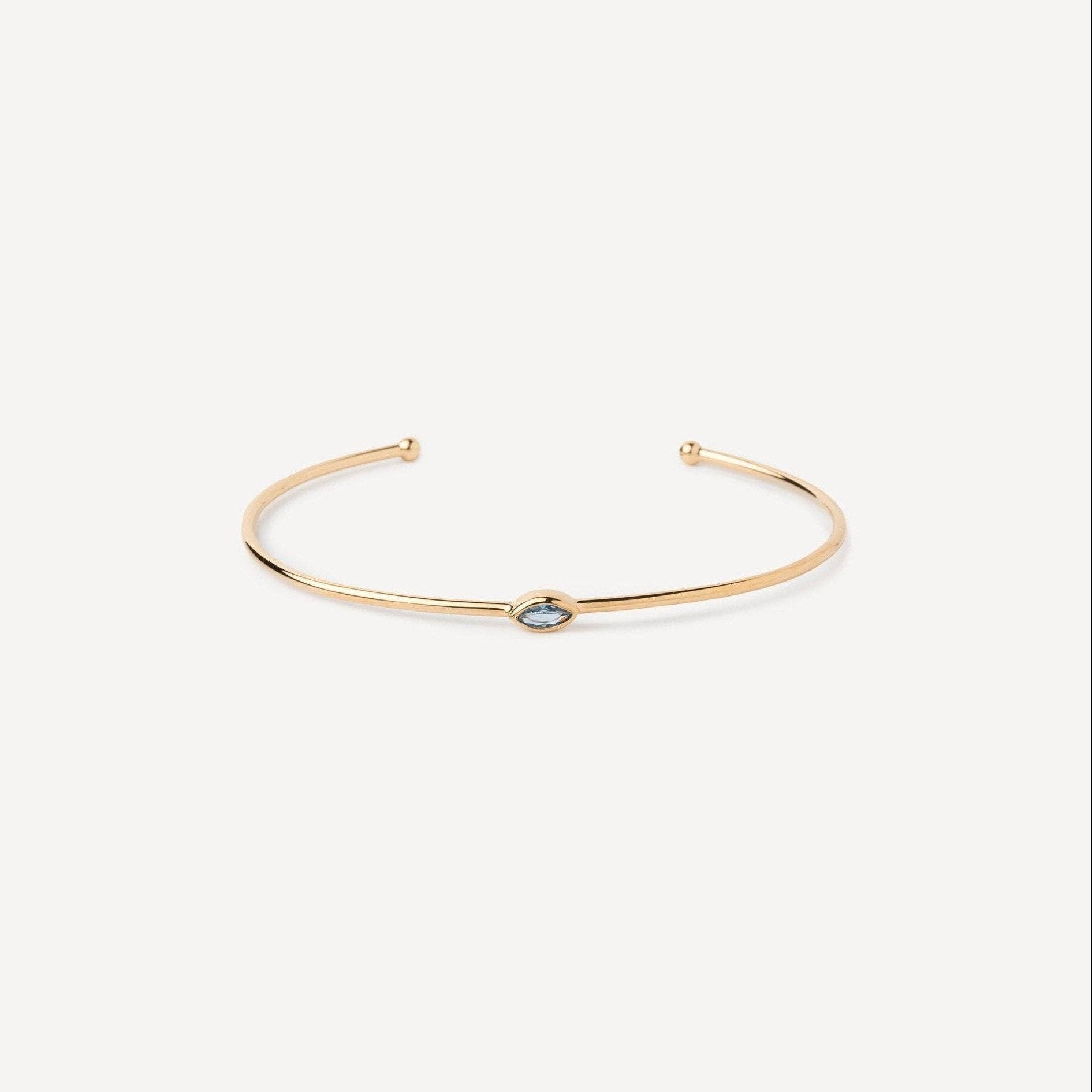 Meora Paris – wholesale Manschettarmband – Armband Lagoon i 18k förgyllt guld0