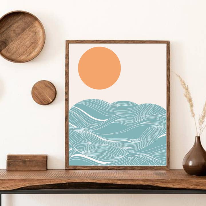 Moderne Sunset-print voor wholesale door Lumina