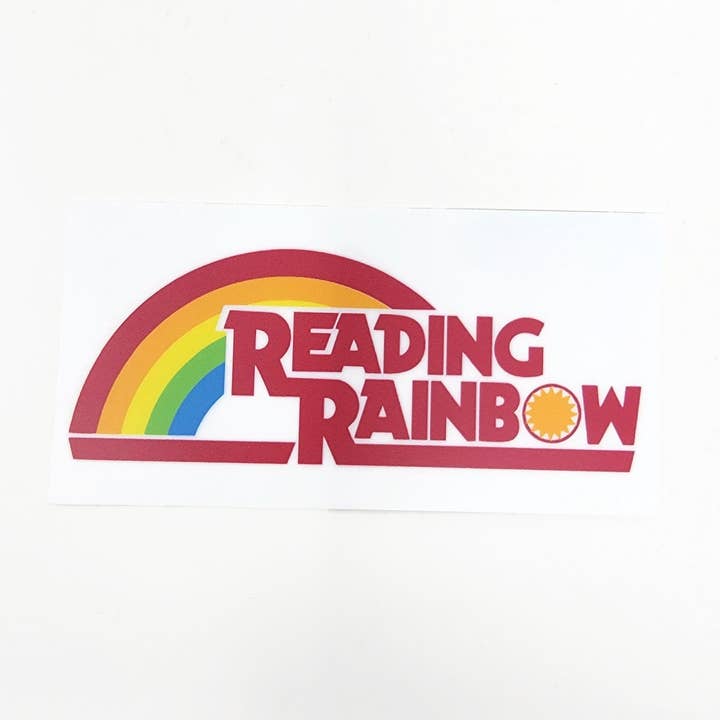 Vinyl Sticker - Reading Rainbow for wholesale by Candlelit Desserts