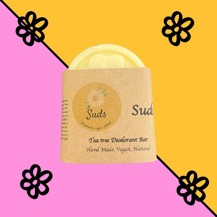 Veganistische Tea Tree Solid Deodorant Bar voor wholesale door Suds
