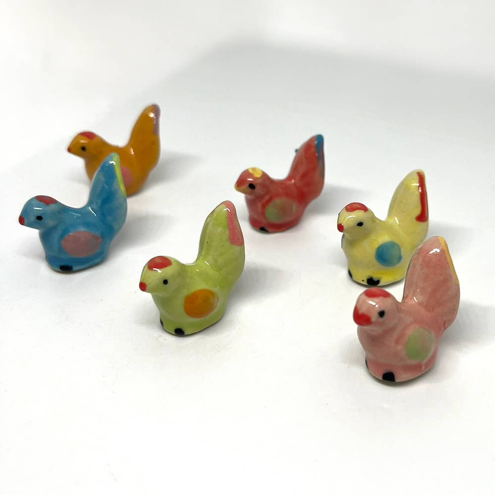 VIE - Wholesale Decorative Figurine - Mini Ceramic Figurine, Assorted Colour, Approx. 2cm227