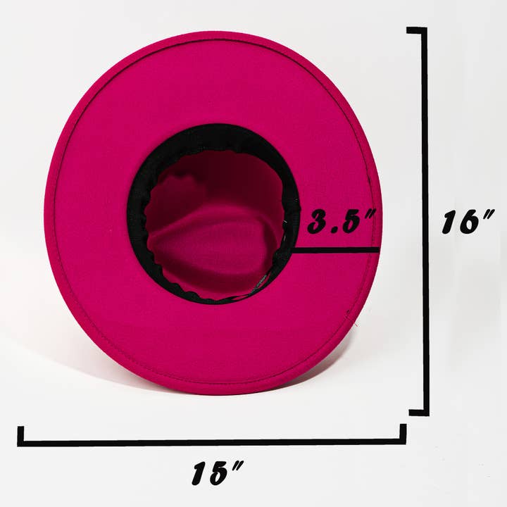 Collections by Fame Accessories - Wholesale Fedora - Women's - Boho Braided Band Fedora Hat6